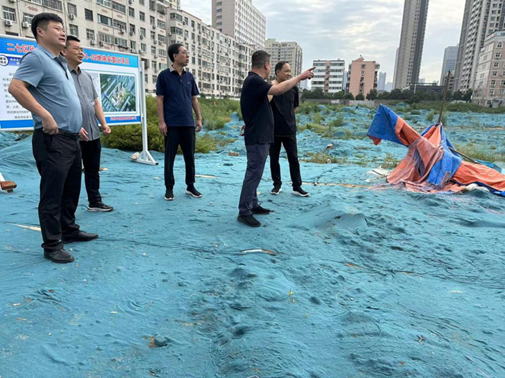 集團公司黨委委員、副總經(jīng)理張巖到侯寨新鎮(zhèn)區(qū)安置區(qū)調(diào)研項目建設(shè)工作