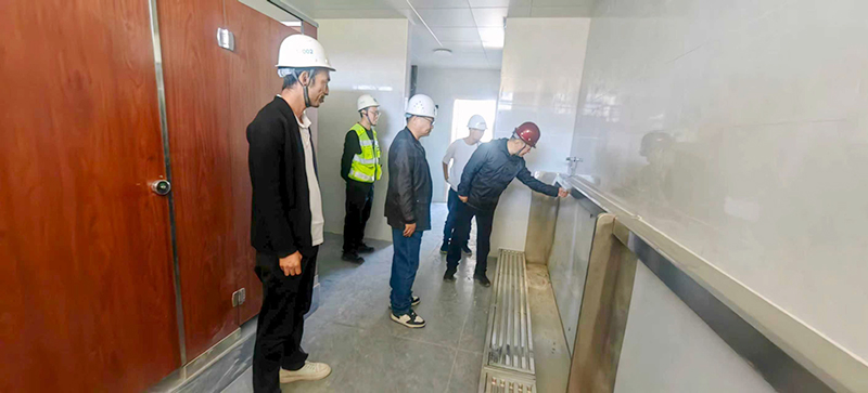 鄭州市建設(shè)投資集團(tuán)有限公司 第六十七高級中學(xué)項(xiàng)目部國慶、中秋安全生產(chǎn)檢查簡報(bào)